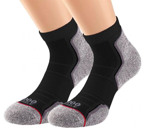 1000 Mile Mens Twin Pack - Run Anklet-L