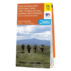 OS Map - OL13 Brecon and National Park East