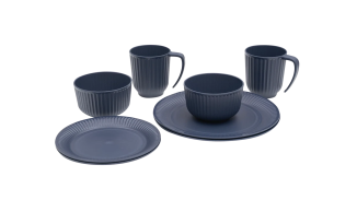 Outwell Delish 2 Person Dinner Set - Navy Night