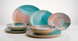 Melamine Dunes 12 Piece Set