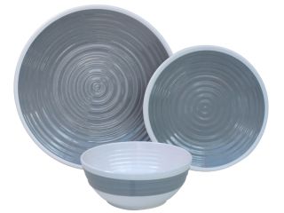 Outdoor Revolution Melamine Dining Set - Grey