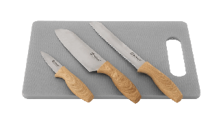 Outwell Caldas Knife Set with Cutting Board