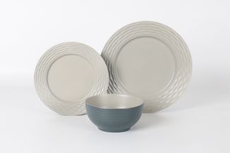 Melamine Ripple Sand 12 Piece Set