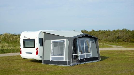 What is a Poled Caravan Awning?