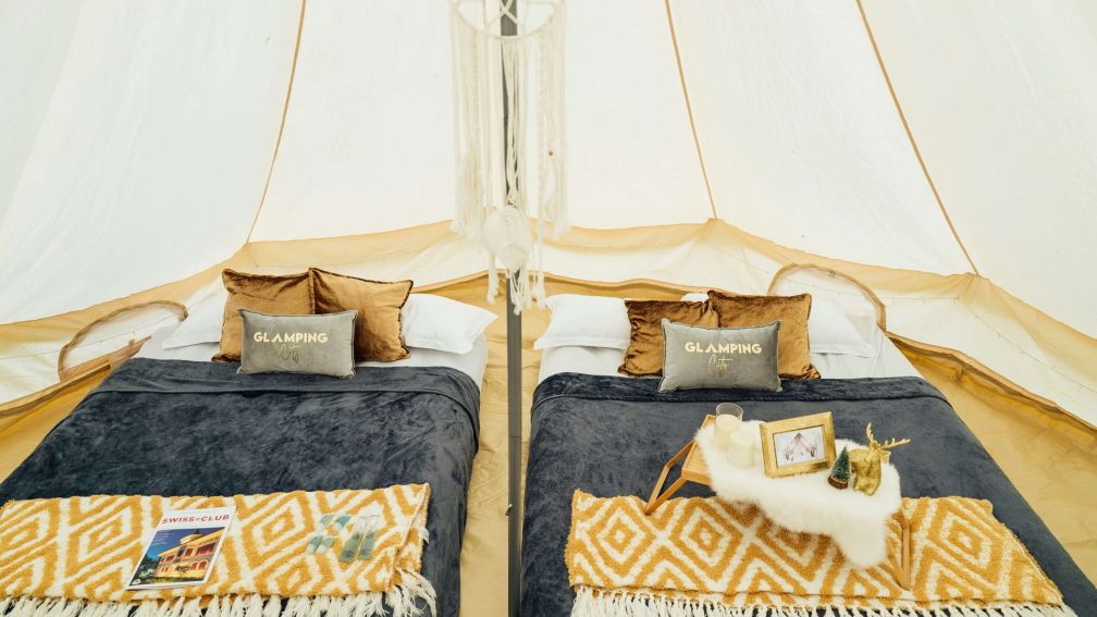 How to Glamp on a Budget
