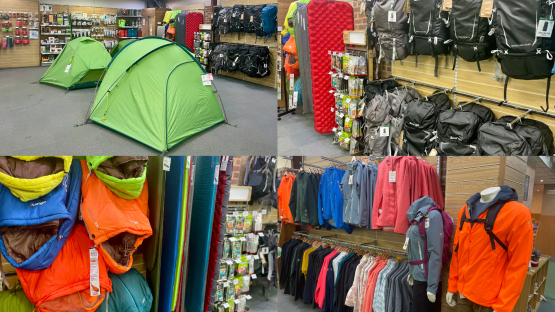 New Backpacking Display In-store
